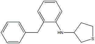 N-(2-benzylphenyl)thiolan-3-amine Structure