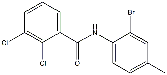 N-(2-bromo-4-methylphenyl)-2,3-dichlorobenzamide Structure