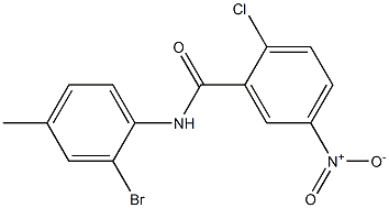 N-(2-bromo-4-methylphenyl)-2-chloro-5-nitrobenzamide