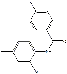 N-(2-bromo-4-methylphenyl)-3,4-dimethylbenzamide