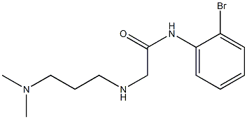 N-(2-bromophenyl)-2-{[3-(dimethylamino)propyl]amino}acetamide Structure