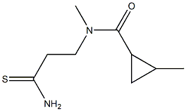  N-(2-carbamothioylethyl)-N,2-dimethylcyclopropane-1-carboxamide