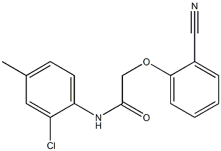 N-(2-chloro-4-methylphenyl)-2-(2-cyanophenoxy)acetamide Structure