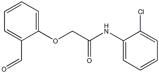 N-(2-chlorophenyl)-2-(2-formylphenoxy)acetamide Struktur