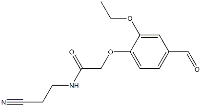 N-(2-cyanoethyl)-2-(2-ethoxy-4-formylphenoxy)acetamide