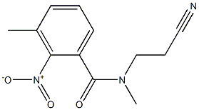  N-(2-cyanoethyl)-N,3-dimethyl-2-nitrobenzamide