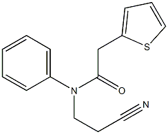 N-(2-cyanoethyl)-N-phenyl-2-thien-2-ylacetamide