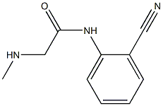 N-(2-cyanophenyl)-2-(methylamino)acetamide Structure
