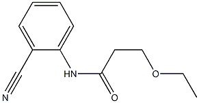 N-(2-cyanophenyl)-3-ethoxypropanamide Structure