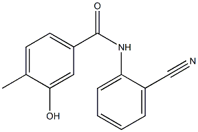 N-(2-cyanophenyl)-3-hydroxy-4-methylbenzamide Structure