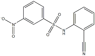 N-(2-cyanophenyl)-3-nitrobenzene-1-sulfonamide