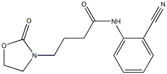 N-(2-cyanophenyl)-4-(2-oxo-1,3-oxazolidin-3-yl)butanamide