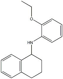 N-(2-ethoxyphenyl)-1,2,3,4-tetrahydronaphthalen-1-amine 化学構造式