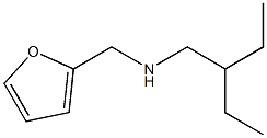 N-(2-ethylbutyl)-N-(2-furylmethyl)amine 化学構造式