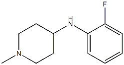 N-(2-fluorophenyl)-1-methylpiperidin-4-amine Struktur