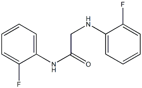 N-(2-fluorophenyl)-2-[(2-fluorophenyl)amino]acetamide Struktur