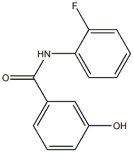 N-(2-fluorophenyl)-3-hydroxybenzamide Structure