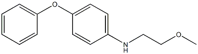 N-(2-methoxyethyl)-4-phenoxyaniline,,结构式