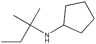 N-(2-methylbutan-2-yl)cyclopentanamine Struktur