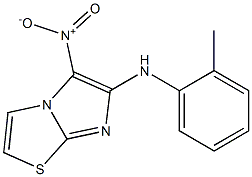  N-(2-methylphenyl)-5-nitroimidazo[2,1-b][1,3]thiazol-6-amine