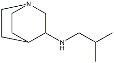 N-(2-methylpropyl)-1-azabicyclo[2.2.2]octan-3-amine 化学構造式