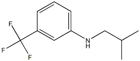 N-(2-methylpropyl)-3-(trifluoromethyl)aniline,,结构式