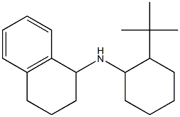 N-(2-tert-butylcyclohexyl)-1,2,3,4-tetrahydronaphthalen-1-amine 化学構造式