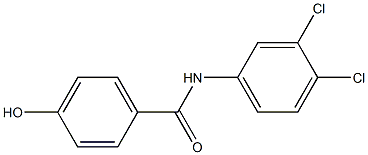 N-(3,4-dichlorophenyl)-4-hydroxybenzamide Structure