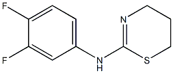 N-(3,4-difluorophenyl)-5,6-dihydro-4H-1,3-thiazin-2-amine 化学構造式