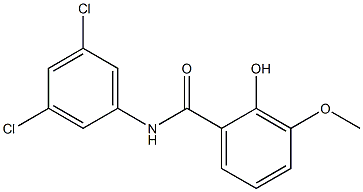 N-(3,5-dichlorophenyl)-2-hydroxy-3-methoxybenzamide Structure