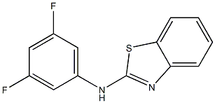 N-(3,5-difluorophenyl)-1,3-benzothiazol-2-amine Structure