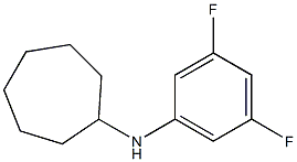 N-(3,5-difluorophenyl)cycloheptanamine Struktur