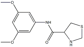 N-(3,5-dimethoxyphenyl)-1,3-thiazolidine-4-carboxamide Structure