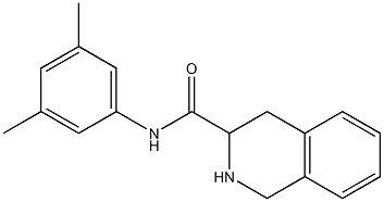 N-(3,5-dimethylphenyl)-1,2,3,4-tetrahydroisoquinoline-3-carboxamide 化学構造式