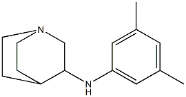 N-(3,5-dimethylphenyl)-1-azabicyclo[2.2.2]octan-3-amine,,结构式