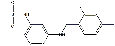 N-(3-{[(2,4-dimethylphenyl)methyl]amino}phenyl)methanesulfonamide Structure