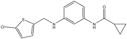  N-(3-{[(5-chlorothiophen-2-yl)methyl]amino}phenyl)cyclopropanecarboxamide