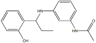 N-(3-{[1-(2-hydroxyphenyl)propyl]amino}phenyl)acetamide