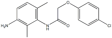 N-(3-amino-2,6-dimethylphenyl)-2-(4-chlorophenoxy)acetamide Structure