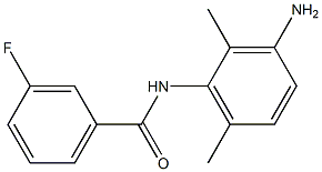 N-(3-amino-2,6-dimethylphenyl)-3-fluorobenzamide Structure