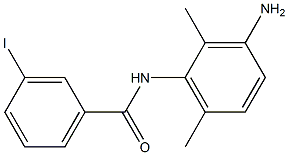 N-(3-amino-2,6-dimethylphenyl)-3-iodobenzamide 结构式