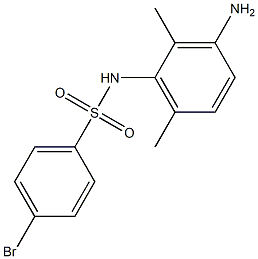  N-(3-amino-2,6-dimethylphenyl)-4-bromobenzene-1-sulfonamide