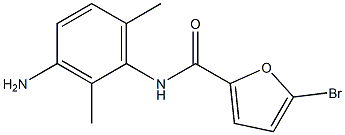 N-(3-amino-2,6-dimethylphenyl)-5-bromo-2-furamide Structure