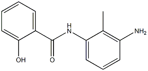 N-(3-amino-2-methylphenyl)-2-hydroxybenzamide Struktur