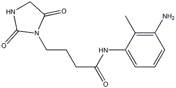  N-(3-amino-2-methylphenyl)-4-(2,5-dioxoimidazolidin-1-yl)butanamide