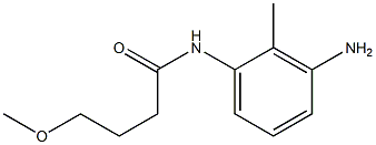 N-(3-amino-2-methylphenyl)-4-methoxybutanamide 结构式