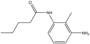 N-(3-amino-2-methylphenyl)pentanamide Structure