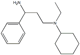 N-(3-amino-3-phenylpropyl)-N-ethylcyclohexanamine Struktur