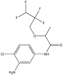 N-(3-amino-4-chlorophenyl)-2-(2,2,3,3-tetrafluoropropoxy)propanamide Structure