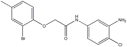 N-(3-amino-4-chlorophenyl)-2-(2-bromo-4-methylphenoxy)acetamide